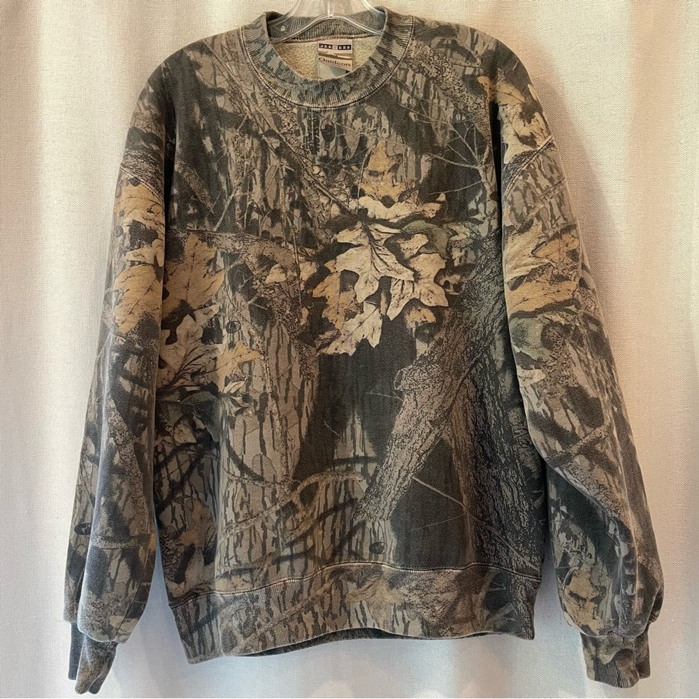 Jerzees Mossy Oak Vintage Camo Crewneck Sweatshirt